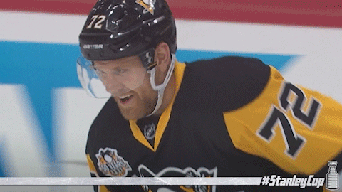 patric hornqvist,smile,hockey,nhl,wink,smiling,ice hockey,penguins,winking,stanley cup playoffs,nhl playoffs,pittsburgh penguins,2017 stanley cup playoffs,hornqvist