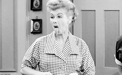 Lucille ball i love lucy tv GIF.
