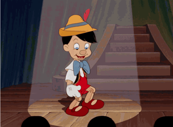 От вранья растет. Пиноккио от Дисней 1940. Пиноккио Дисней гиф. Нос Пиноккио. Длинный нос Пиноккио.
