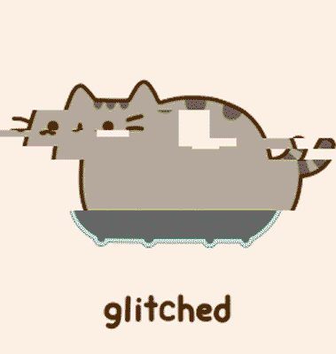 pusheen,pusheen cat,cat,glitch,glitch art,g1ft3d