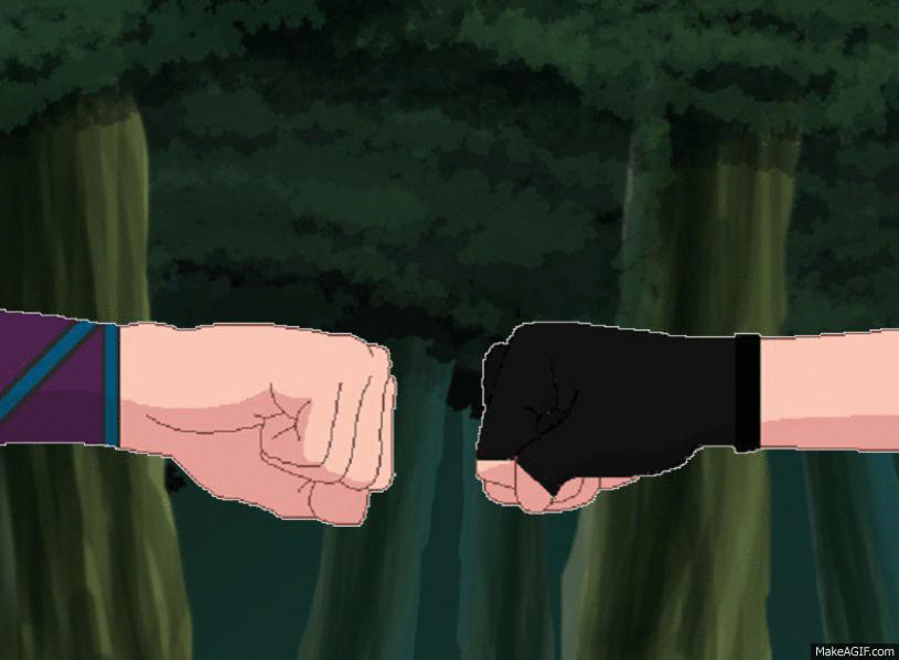 Naruto and sasuke fist bump 🔥 naruto-fist-bump BrutalGamer