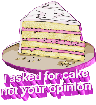 shut up,transparent,3d,cake