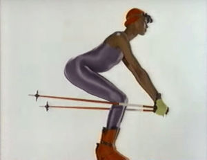leotard,skiing,spandex,80s,vhs,1980s,1985,80s babes