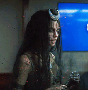enchantress,i think they are different people sharing the same bodyyyyy uuuuh,cara delevingne,suicide squad,dcedit,dcs,i hope people like this,suicide squad members,and some people say they arent,i didnt know if i should put is or and bc some people say they are the same person