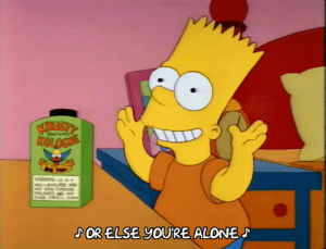 season 3,happy,bart simpson,episode 6,excited,bart,cologne,3x06,krusty the clown brand