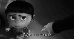 agnes,despicable me,hold,girl,hand