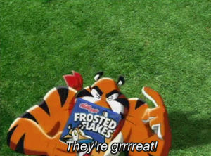 tony the tiger,frosted flakes,grrrreat,grrreat