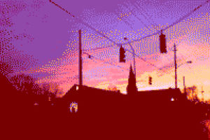 dither,art,glitch,artists on tumblr,glitch art,dither sunsets,presidential support,wizard fire