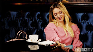 smile,smiling,tv land,tvland,younger,youngertv,tvl,hilary duff,younger tv,kelsey peters