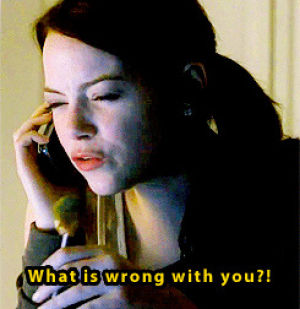 emma stone,unimpressed,angry,frustrated