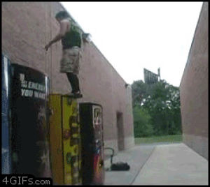 Faceplant backflip fail GIF Find on GIFER