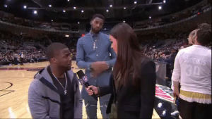 andre drummond,basketball,nba,bloopers,kevin hart,videobomb,video bomb