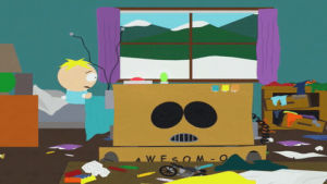 robot,confused,butters stotch,searching