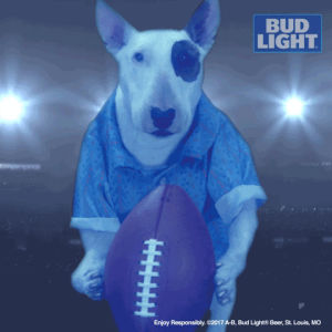 bud light,spuds mackenzie,football,superbowl,gameday,spuds