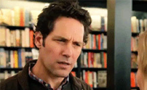 paul rudd,confused,what,amy poehler,confusion