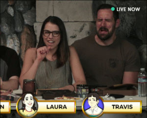 laura bailey,critical role,rated r,keyleth,travis willingham,liam,movie,reaction,scared,crying,kid,cry,sam,and,nerd,dragons,tears,geek,matt,react,ray,johnson,ashley,laura,dungeons and dragons,dnd,role