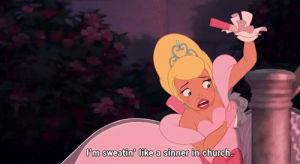 sweat,princess and the frog,sweating,reaction,disney,church,sinner