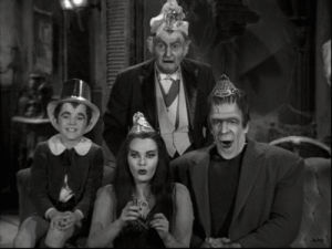 the munsters,tv,movie,black and white,scary,ghost