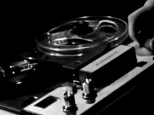 tape recorder,black and white,vintage,the evil dead