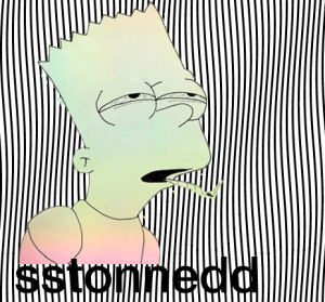 trippy,bart,stoned,simpsons