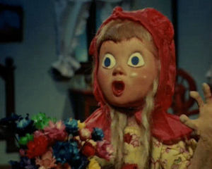 40s,claymation,vintage,red riding hood,stop motion,1940s,1949,ray harryhausen,the story of little red riding hood