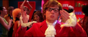 austin powers,smell,aroma,dance,michael myers
