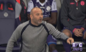 command,nervous,angry,sports,soccer,excited,coach,tfc,coaching,toulouse fc,dupraz,orders
