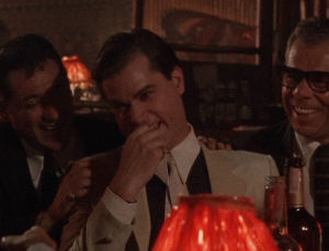 goodfellas,laugh,ray liotta,hilarious,henry hill,lol,laughing
