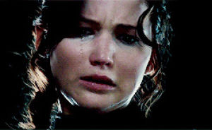 movies,jennifer lawrence,crying,the hunger games,katniss everdeen