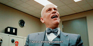 john malkovich,burn after reading,shocked,drinking,confused,alcohol,problem,the coen brothers