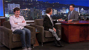 richard simmons,bill hader,jimmy kimmel,those shoes though