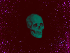 spooky,rhett hammersmith,space,psychedelic,skull
