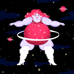 dancing,girl power,hula hoop,sofia hydman,space,stars,magic,universe,fierce,boots,miss universe,confident,lost in space,who run the world,weekend goals,saturnus,artist,ed support,i love how it looks like a sword fight is taking place