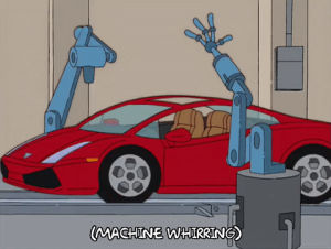 episode 8,car,season 17,robots,machine,17x08,speeding