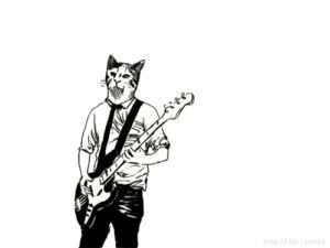 guitar,art,music,cat