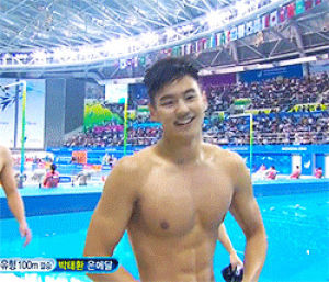 asian,ning zetao,swimming,gorgeous,hot,asian games,hes chinese not korean,um i havent been excited for a swimmer since like never