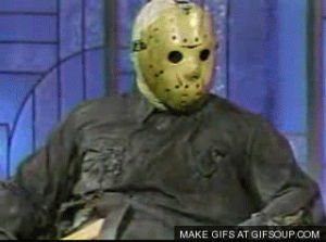 jason voorhees,friday the 13th,arsinio hall,interview,laughing