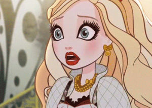 ever after high,possessed,evil,pissed off,angry,mad,flash,anger,flashy,glare,grr,angery,eah,glaring,apple white,pink eyes,memphis redbirds,whats going on