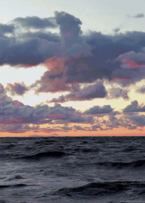 sunset,sea,ocean