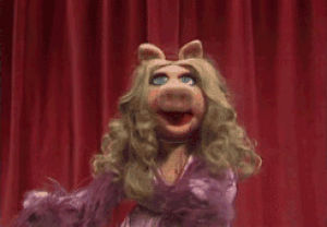 miss piggy,pig,the muppet show,muppet,wonder woman,puppet,muppets,comedy,drag,diva,1970s,the muppets,croe,frank oz,variety show,vaudeville,puppeteer