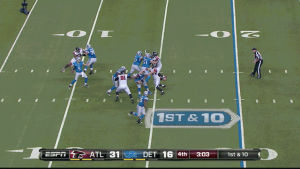 Detroit Lions' Calvin Johnson blown up, has helmet knocked off (GIF)