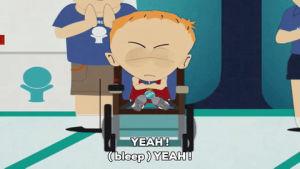 wheelchair,angry,clapping,timmy burch