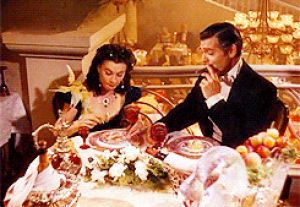 gone with the wind,scarlett ohara,eating,classic