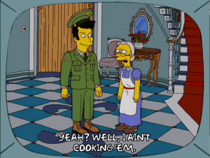 episode 12,season 15,cooking,army,15x12,simpsons