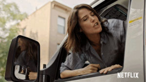 angry,road rage,cobie smulders,netflix,threat,friends from college,say it to my face,john gavin