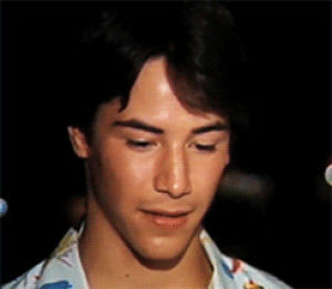 keanu reeves,1985,entertainment tonight,young keanu,aww stop it,little did he know