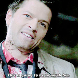 cas,reaction,supernatural,fun,queue,misha collins,reaction s,spn,castiel,yourreactions,this is fun,this is going to be so much fun,its gonna be fun