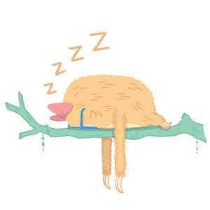 slothilda,sleep,illustration,line,animation,artists on tumblr,cartoon,sleepy,sloth,contest,stickers,sticker shop