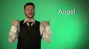 sign language,sign with robert,angel,asl,american sign language