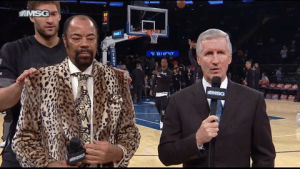 basketball,nba,brooklyn nets,brook lopez,clyde frazier,cool suit,cool jacket